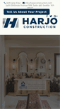 Mobile Screenshot of harjoconstruction.com